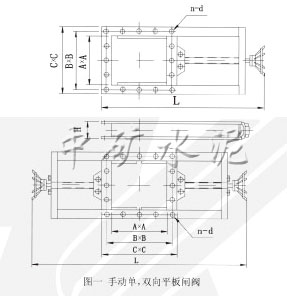 SLVds-0.1手动单、双向平板闸阀